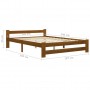 Estructura de cama 4 cajones madera pino marrón miel 180x200 cm