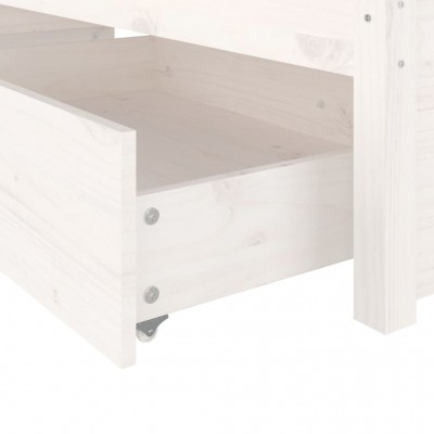 Estructura de cama con cajones blanco 200x200 cm - referencia Mqm-3103534