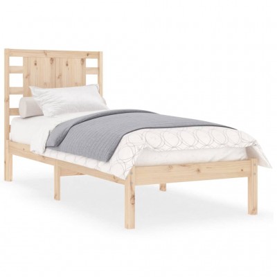 Estructura de cama individual madera maciza 90x190 cm - referencia  Mqm-3105215