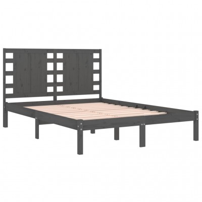 Estructura de cama con cajones doble gris 135x190 cm - referencia  Mqm-3103546