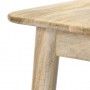 Mesa de comedor de madera maciza de mango 115x60x76 cm