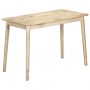Mesa de comedor de madera maciza de mango 115x60x76 cm