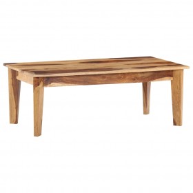 Mesa de centro de madera maciza de sheesham 110x60x40 cm