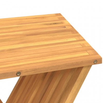 MoNiBloom Taburete plegable de madera plegable portátil para baño, balcón,  jardín, cocina, marrón