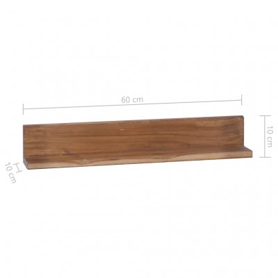 Estanteria de pared en madera maciza Groc (70x9x16 cm) PLYKIT