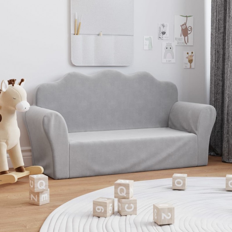 Sofá Plegable de Felpa para Niños Patrón de sofá para Niños