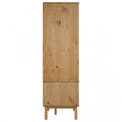 Armario de tela y madera de pino 110x40x170 cm - referencia Mqm-42976