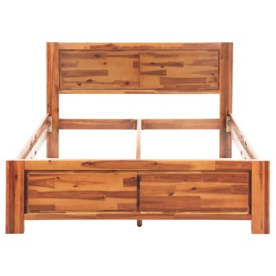 Maison Exclusive Estructura para futón japonés madera maciza de acacia  120x200 cm