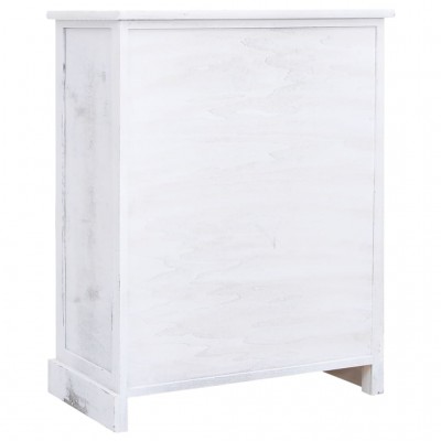 Cajonera de madera blanca 60x30x75 cm - referencia Mqm-284180