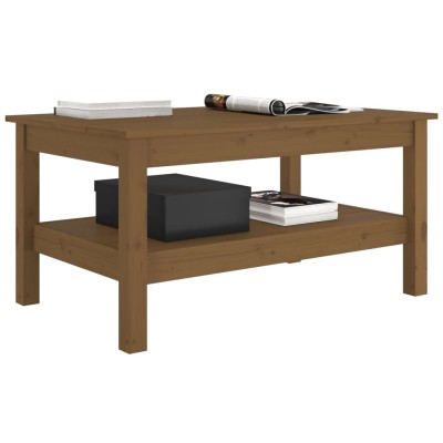 TECHPO Home Furniture - Banco esquinero (151 cm, madera maciza de pino),  color marrón miel