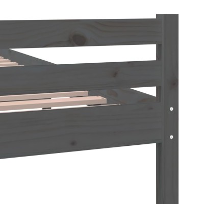 Estructura de cama de matrimonio madera maciza 120x190 cm - referencia  Mqm-3100559