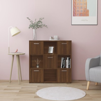 Estantería Martín Librería De Almacenaje De Pared, Color Roble Con 3 Huecos  Y 2 Puertas, 60 (ancho) 29 (profundo) 119 (altura) con Ofertas en Carrefour