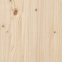 Cabecero de cama madera maciza de pino 126x4x100 cm