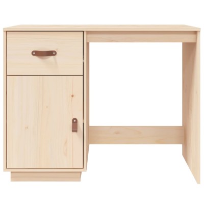 Armario de escritorio madera maciza de pino blanco 40x50x75 cm - referencia  Mqm-820098