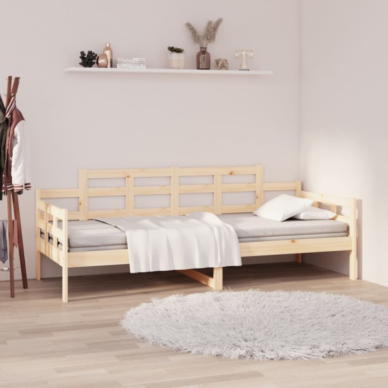 Sofá cama madera maciza de pino 80x200 cm - referencia VidaXL-820332