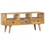 Mueble para TV de madera maciza de mango 110x36x50 cm
