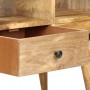 Mueble para TV de madera maciza de mango 110x36x50 cm