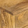 Mueble para TV de madera maciza de mango 110x35x40 cm
