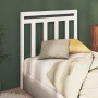 Cabecero de cama madera maciza de pino blanco 95x4x100 cm
