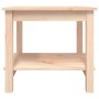 Mesa de centro de madera maciza de pino 50x50x45 cm