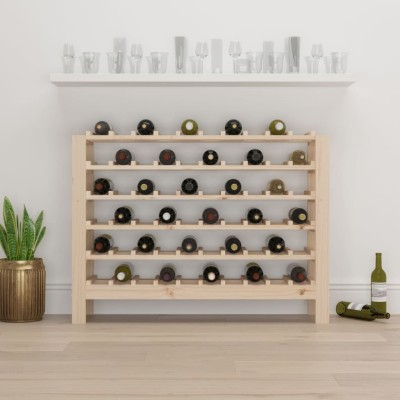 Botellero para 12 botellas madera maciza de pino 36x23x36 cm - referencia  Mqm-353750