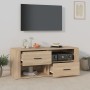 Mueble para TV madera contrachapada color roble 100x35x40 cm