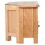 Mueble para TV con cajones madera maciza roble 88x42x46 cm