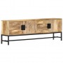 Mueble para TV de madera maciza de mango 140x30x50 cm