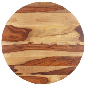 Superficie de mesa redonda madera maciza sheesham 15-16 mm 50cm