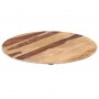 Superficie de mesa redonda madera maciza sheesham 15-16 mm 50cm