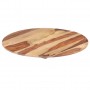 Superficie de mesa redonda madera maciza sheesham 15-16 mm 60cm