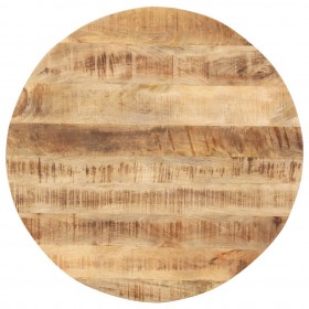 Superficie de mesa redonda madera maciza de mango 15-16 mm 40cm