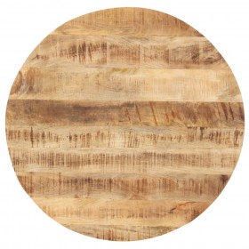 Superficie de mesa redonda madera maciza de mango 25-27 mm 40cm