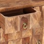 Armario auxiliar de madera maciza de sheesham 70x35x75 cm