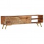 Mueble para TV madera maciza de sheesham 140x30x40 cm