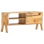 Mueble para TV de madera maciza de mango 97x35x47 cm
