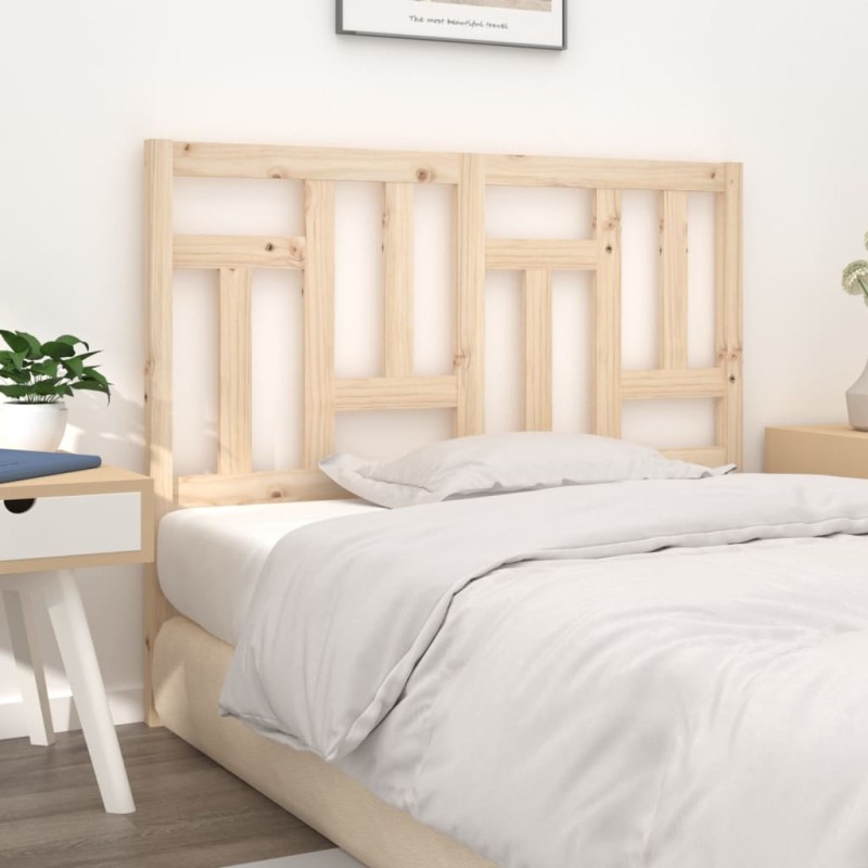 Cabecero de cama madera maciza de pino 105,5x4x100 cm - referencia  Mqm-817925