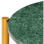 Mesa de centro piedra real textura de mármol verde 60x60x35 cm