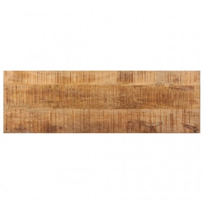 Banco de almacenaje madera maciza de abeto y tela 110 cm - referencia  Mqm-339296