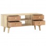 Mueble para la TV madera maciza de mango 110x30x45 cm
