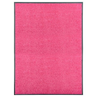 Felpudo lavable rosa 90x120 cm