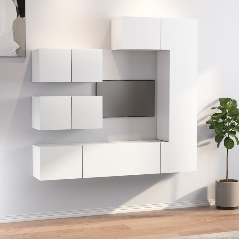 Mueble de TV IKEA BESTA, conversión de madera contrachapada