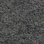 Alfombra peluda antideslizante gris oscuro 140x200 cm