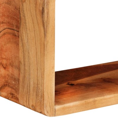 Estanterías cubo baratas de madera natural