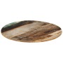 Tablero de mesa madera maciza reciclada Ø70x(1,5-1,6) cm