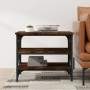 Mesquemobles  Set muebles de jardín 3 pzas con cojines ratán sintético marrón