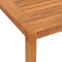Mesa de comedor de jardín madera maciza de teca 85x85x75 cm