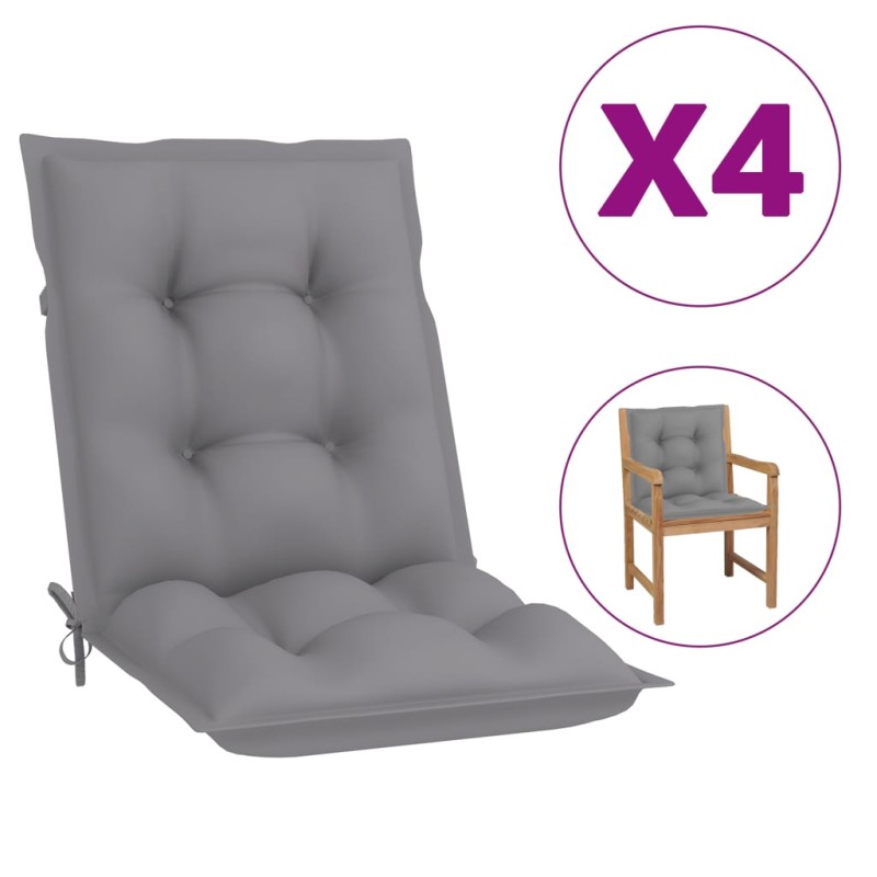 Cojines para sillas de comedor, 4 unidades, cojines para sillas de oficina,  cojines para sillas de comedor, cojines de sillas de cocina, juego de 4