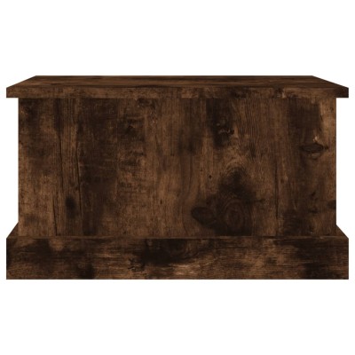 Baúl almacenaje madera contrachapada roble ahumado 84x42x46 cm - referencia  Mqm-815192