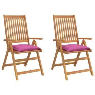 Cojines para silla 2 unidades tela rosa 120x50x7 cm - referencia Mqm-360287